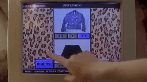 Как видели примерку будущего в 1990-е