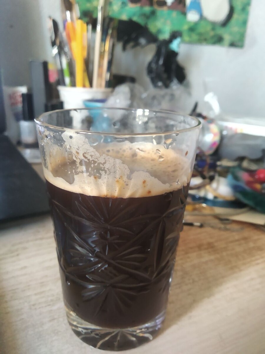 то что у меня получилось  - не только по вкусу как темное пиво, но и выглядит так же. И это честно кофе:)