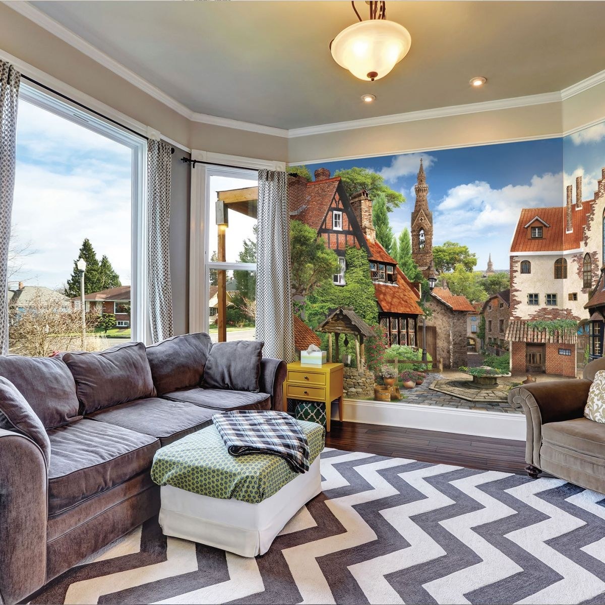 Современные фотообои. Фото взято с официального сайта производителя Ортограф: https://www.ortograf.ru/