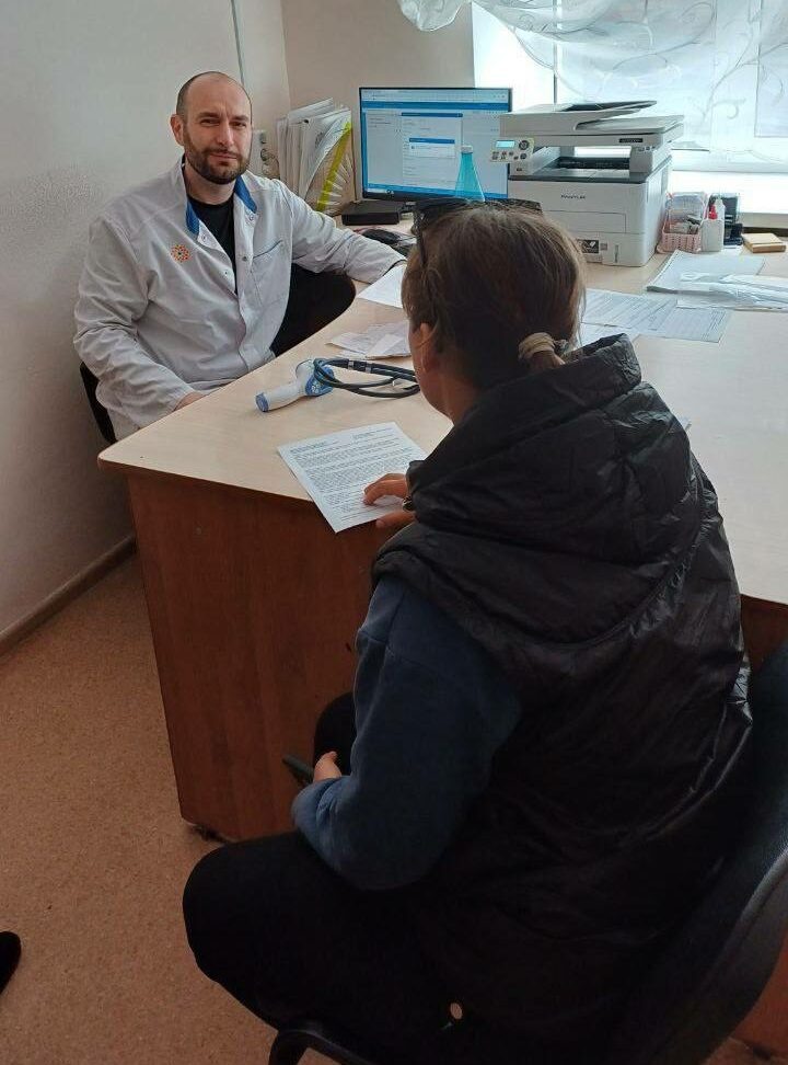  📷    В Красногвардейском районе работал областной онкологический десант Марина Шарт