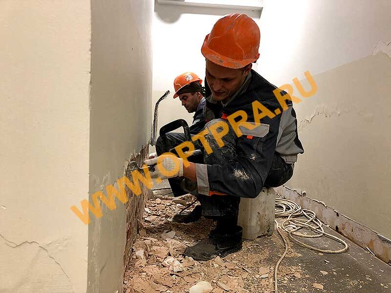 Отсечная гидроизоляция подвального помещения в рекреационном центре ...