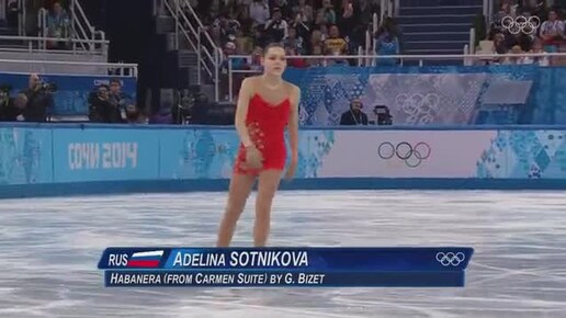 Олимпийская Кармен 🔥💃Аделина Сотникова! Короткая программа 🥇СОЧИ 2014
