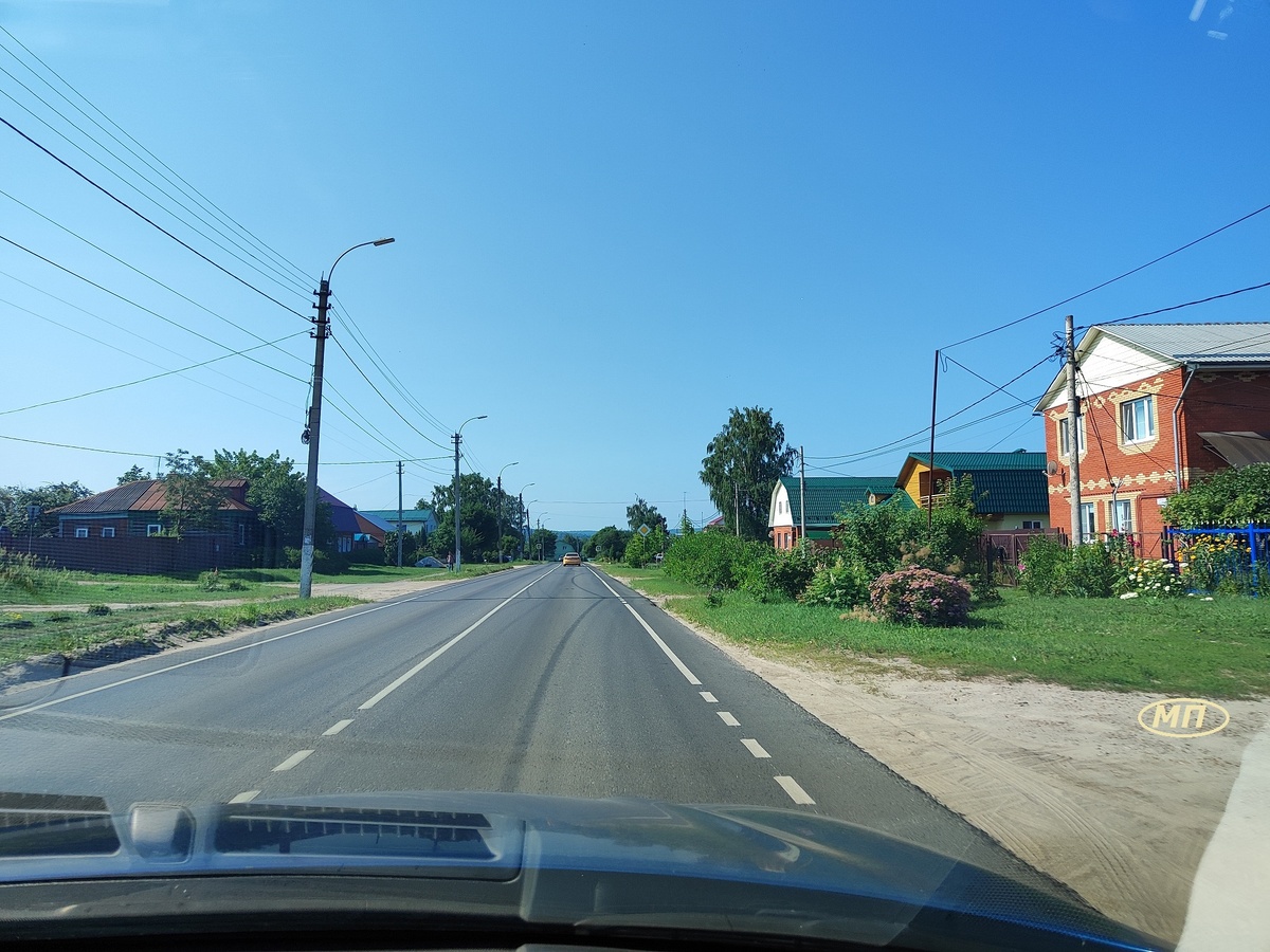 Едем на пляж. От дачи - 13 километров, от центра Серпухова - не больше пяти.