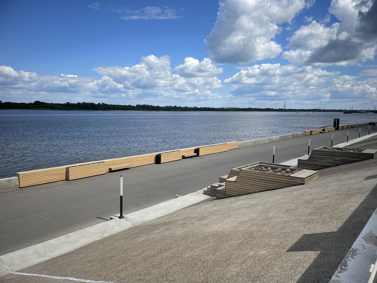 Набережная (Нижневолжская) в Нижнем Новгороде (фото автора)