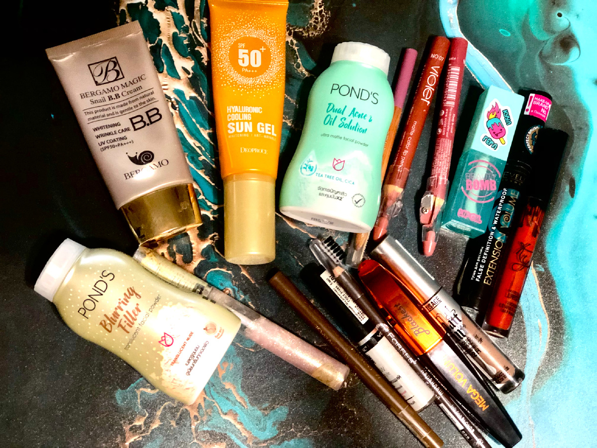 Часть запасов моей летней косметички