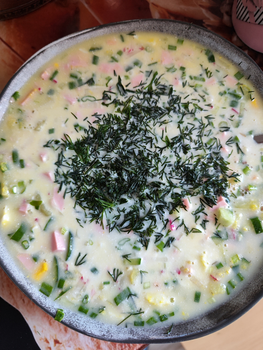 Окрошка (фото автора)