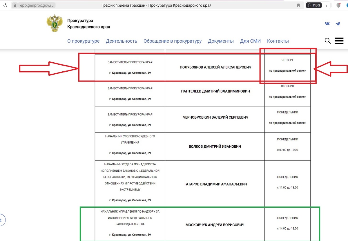 Личный прием в прокуратуре не организован. На ознакомление с надзорным  производством не пригласили. Все это прокуратура Кубани. Пишем жалобу |  Справедливый гражданин | Дзен