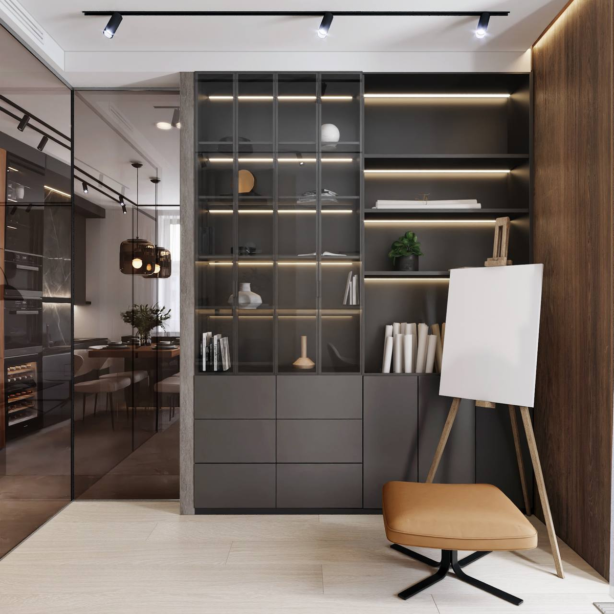 Визуализации нашего проекта, ЖК Зил Арт, 136 м²