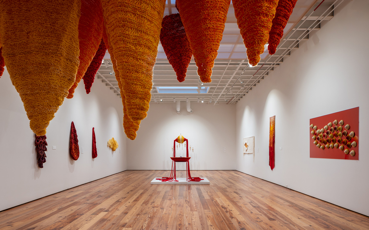 Installation view of Katrina Coombs «I M(O)ther: Threads of the Maternal Figure» 
Photo: Ryan Gamma