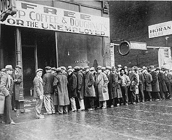 Очередь за бесплатной едой