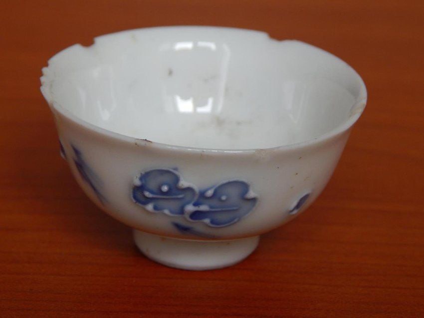 Чашечка-сакадзуки. 1905 – 1945 гг. Из фондов Поронайского краеведческого музея.