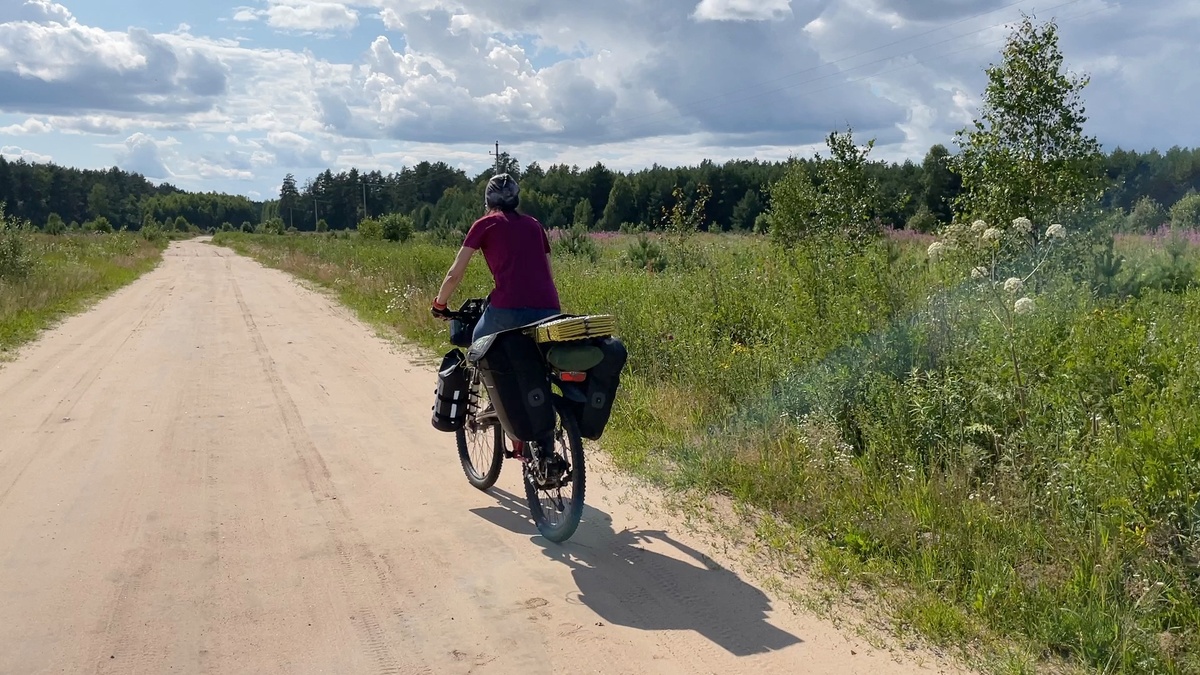 Дорога в деревню Якшино