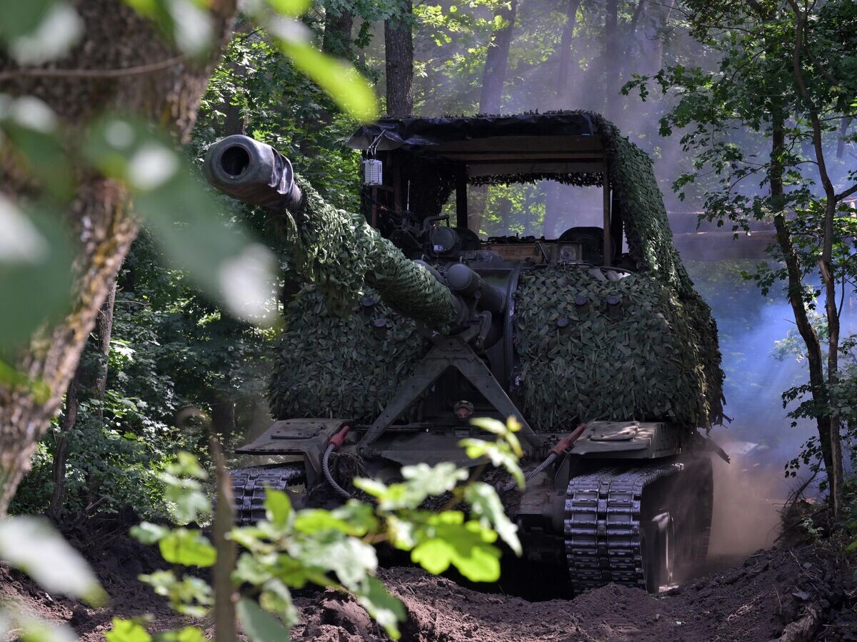    Боевая работа артиллеристов в зоне СВО© РИА Новости / Евгений Биятов