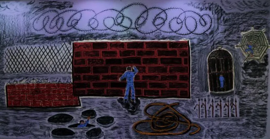 Ужасающая правда о Ю-Корейском экономическом чуде. Автор иллюстраций: Хан Чон Сон -выживший