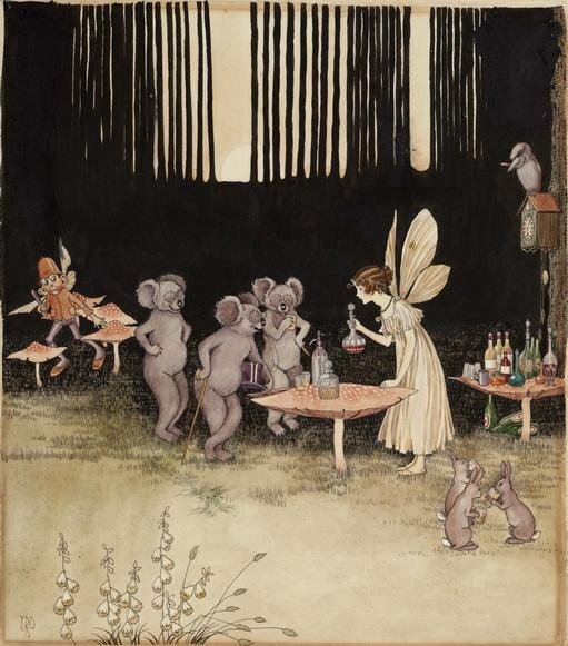  Иллюстрация Ida Rentoul Outhwaite (1988 -1960, Австралия)