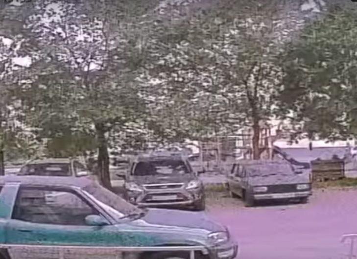    Скриншот записи видеонаблюдения