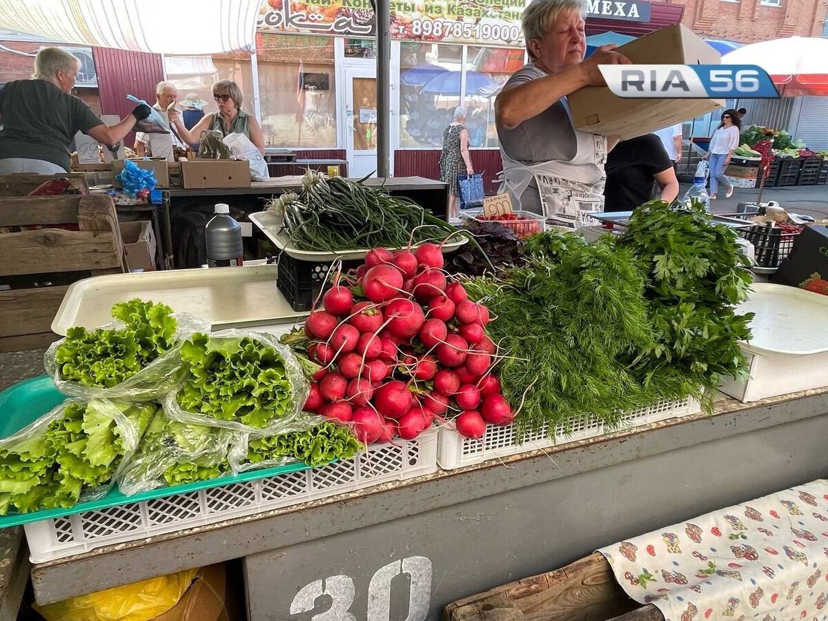  📷    На прилавках Оренбурга появились местные ягоды, овощи и зелень Андрей Севостьянов