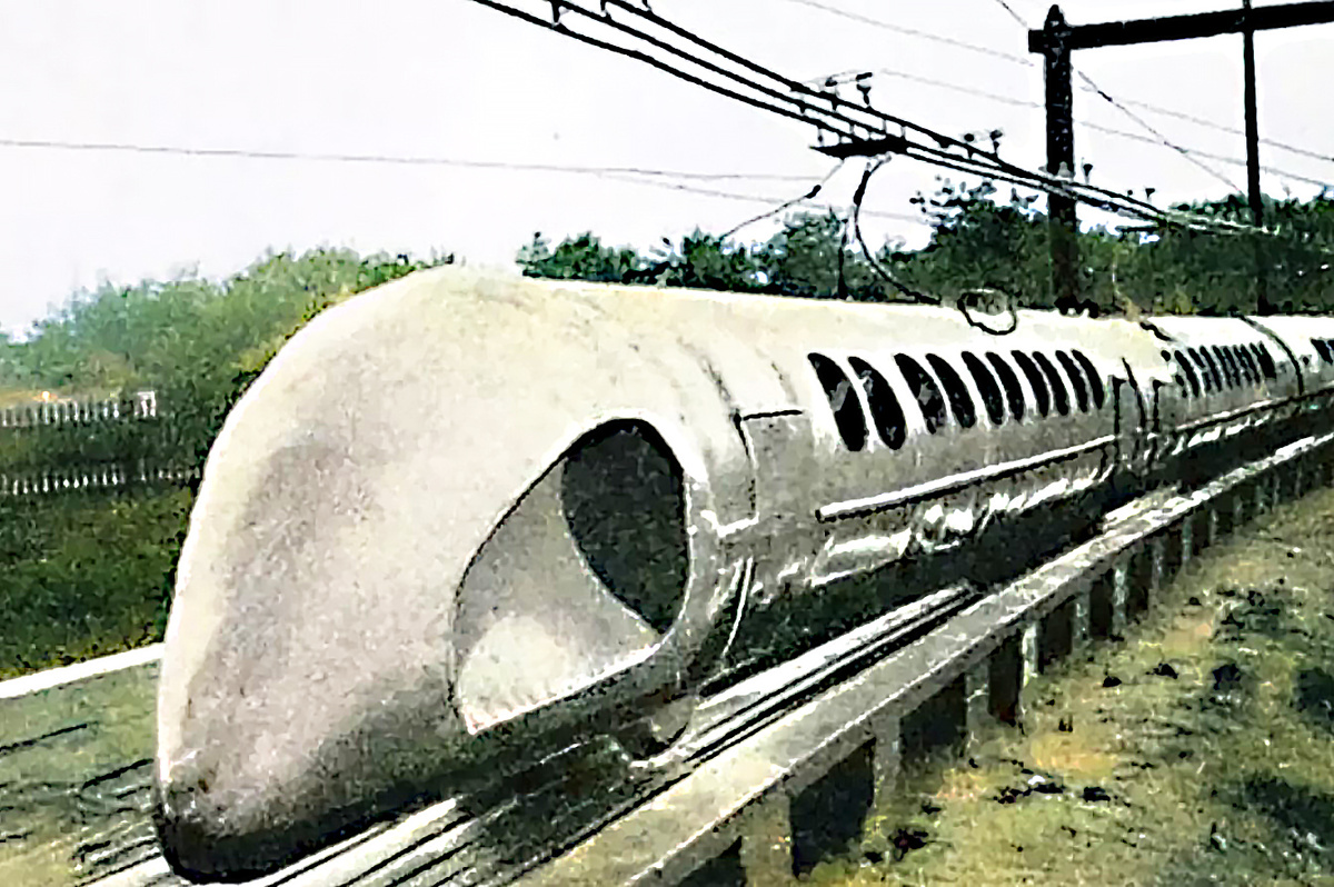Советский проект под названием ШЭЛТ, что расшифровывался, как шароэлектролотковый транспорт, практически готовый к реализации, так и остался только проектной разработкой.