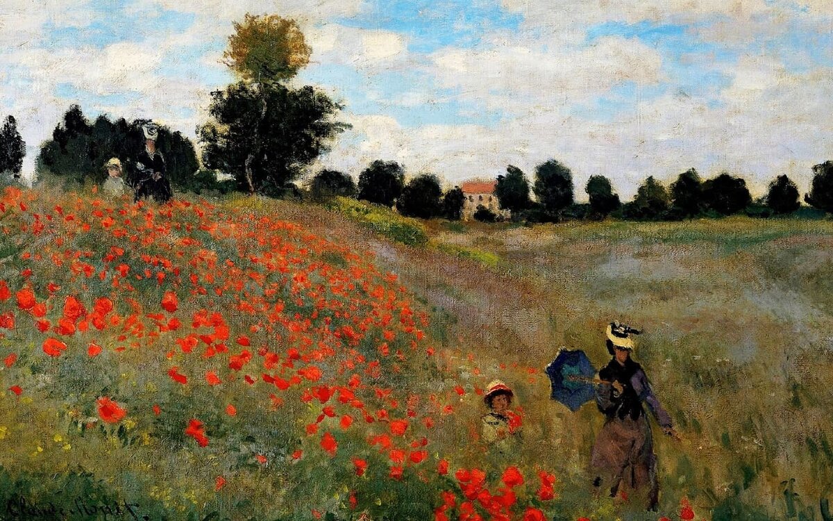 К. Моне "Маки"