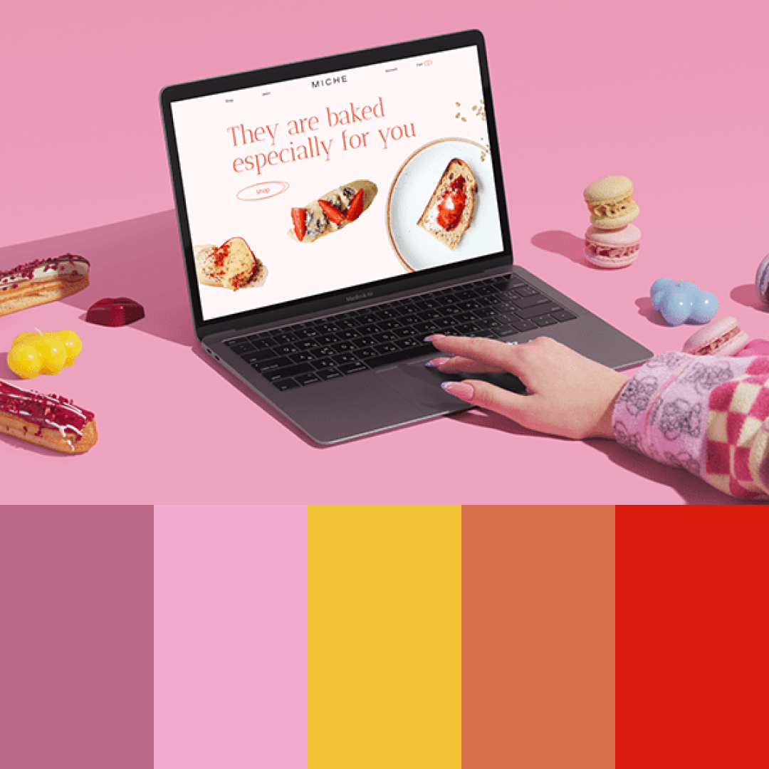 AdobeColor-Miche - craft bakery website