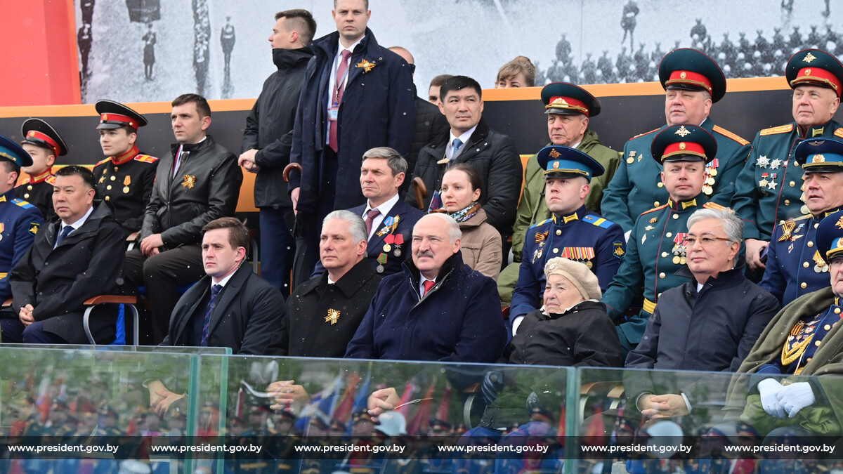Президент Беларуси Александр Лукашенко 9 мая в Москве принял участие в торжествах в честь Дня Победы. Фото: president.gov
