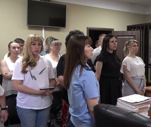    Скрин видео Объединенной пресс-службы судов Краснодарского края