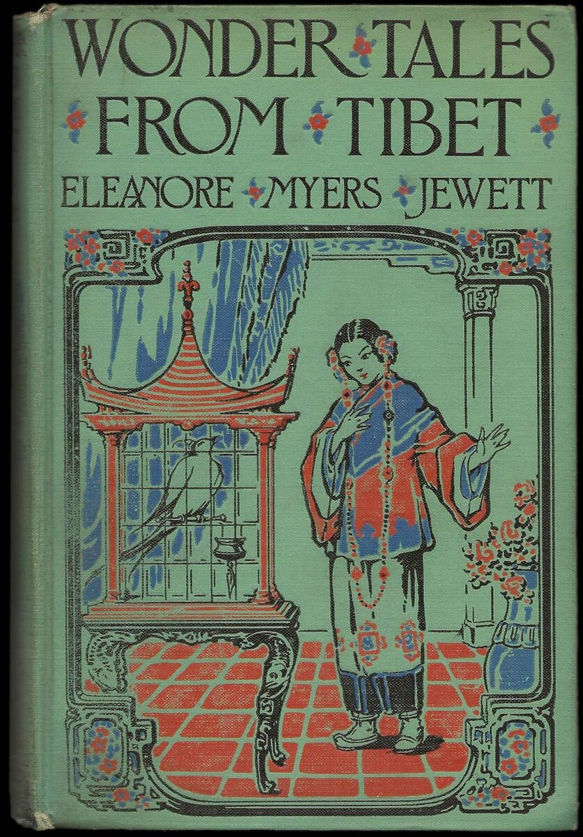  Обложка книги "Wonder tales from Tibet", 1922 год