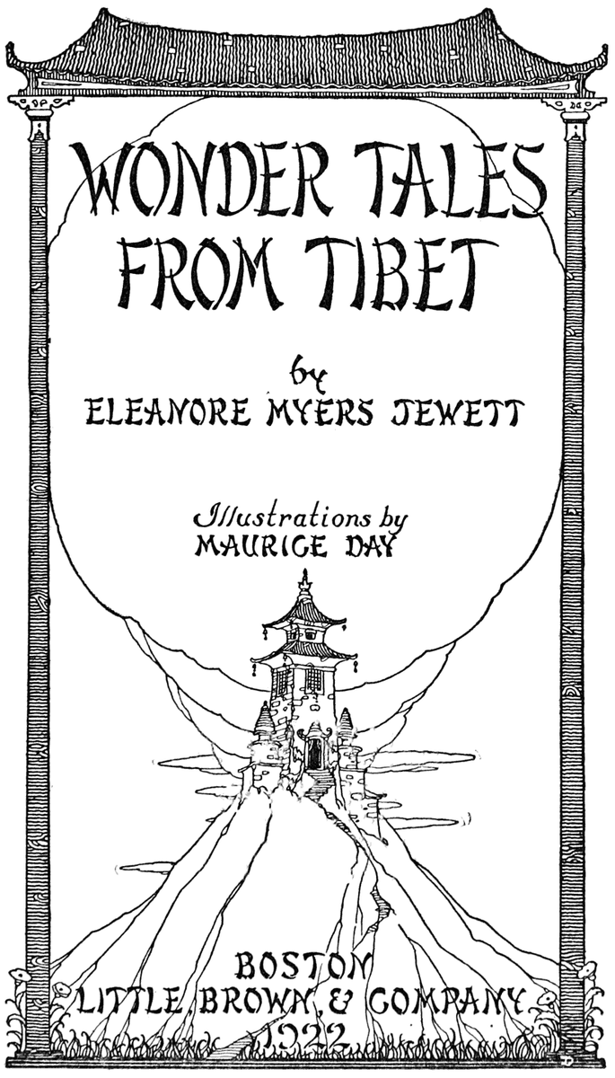 Иллюстрация из книги "Wonder tales from Tibet", 1922 год.