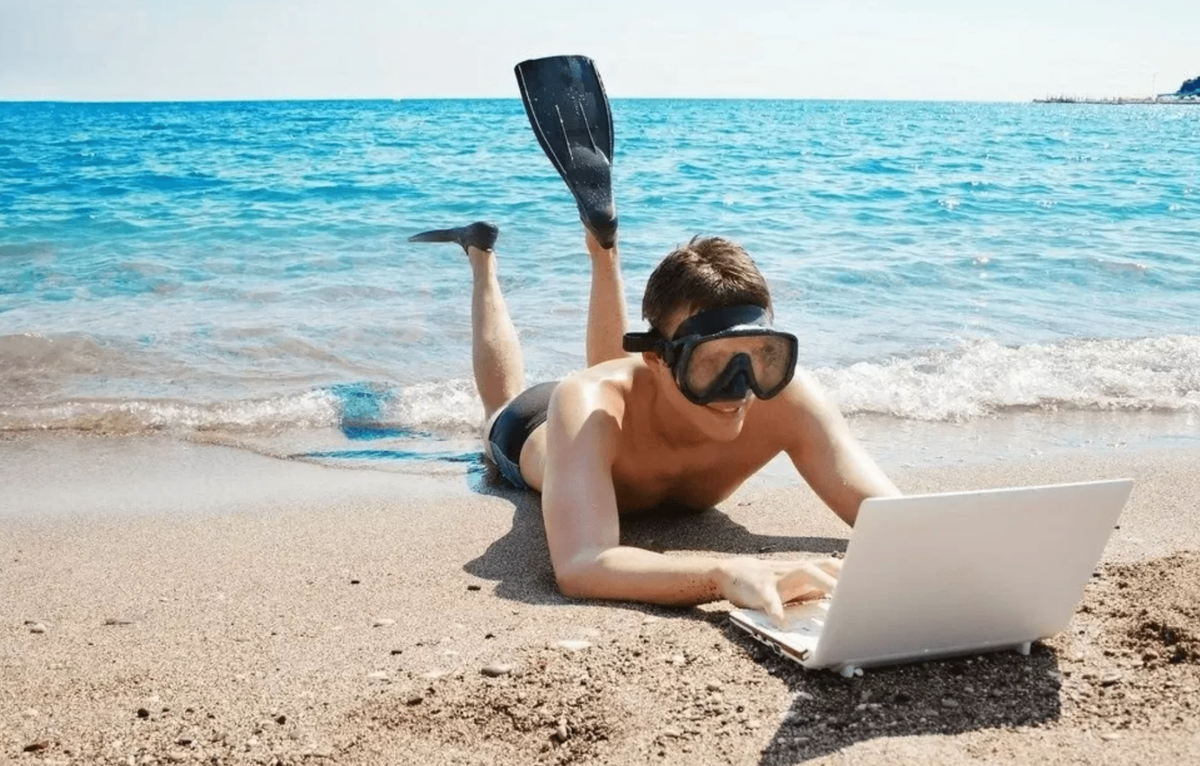 Многим почему-то кажется, что работа на фрилансе выглядит именно так