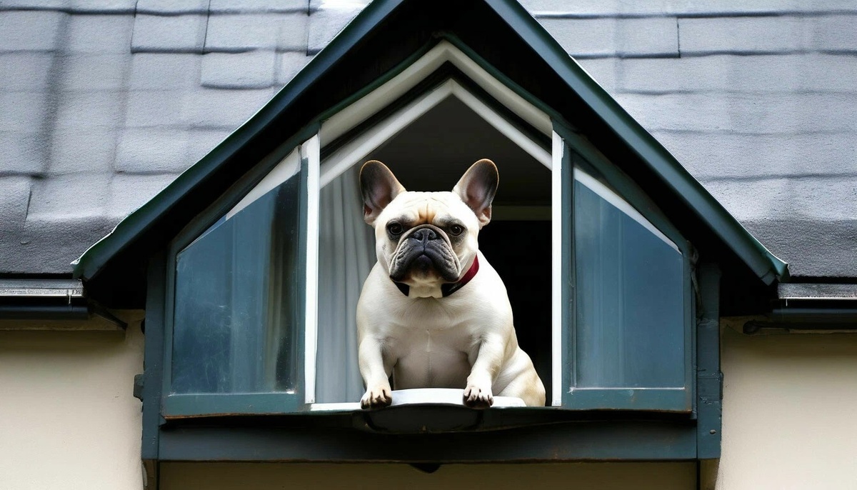  На самом деле, конечно, имеется в виду такой элемент фасада, как chien-assis, буквально «сидячая собака».