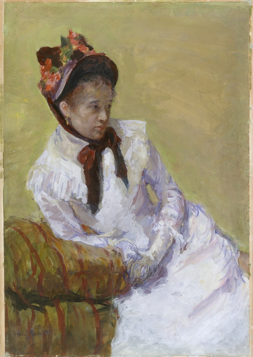 Мэри Кассат: Автопортрет, 1874