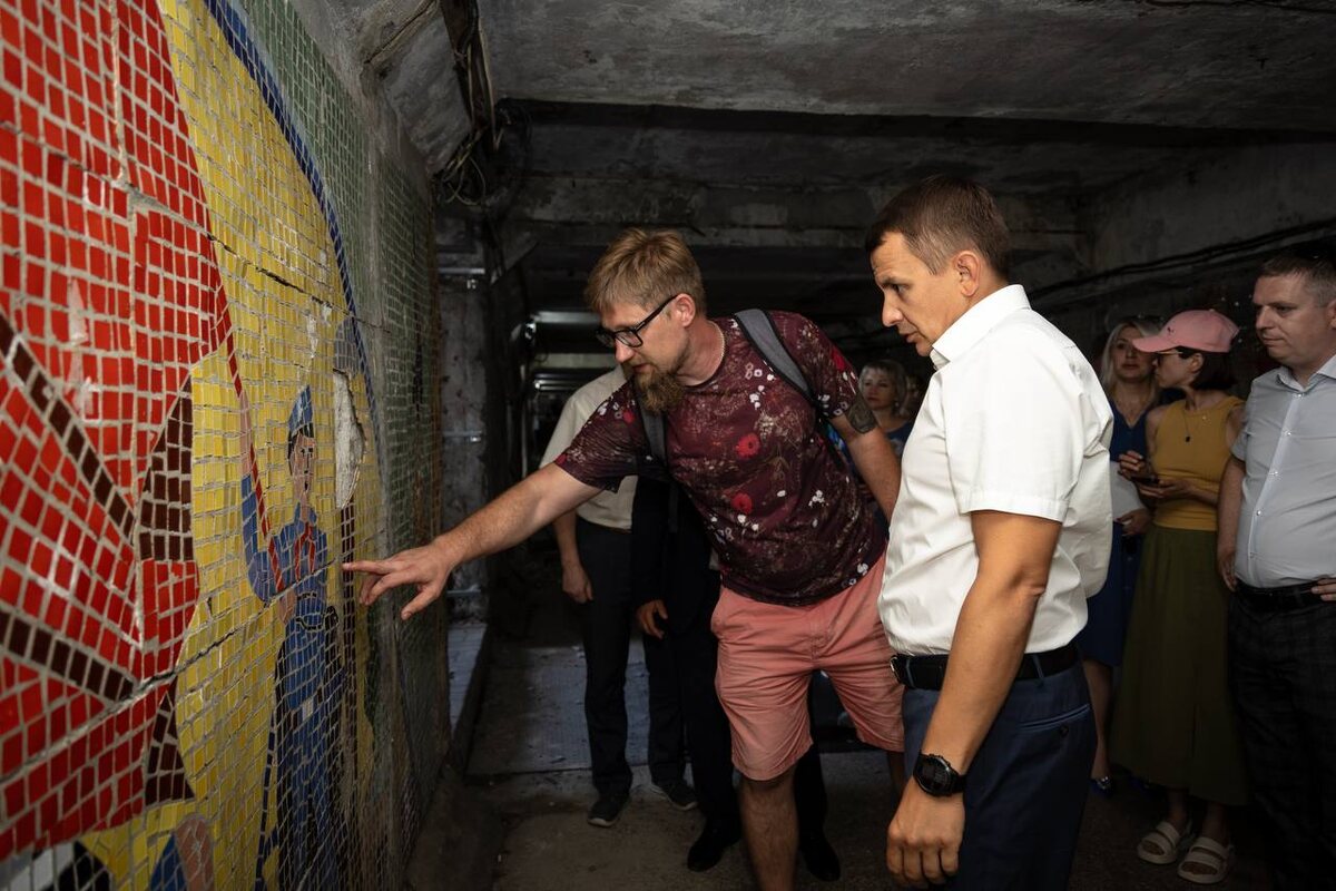    Мозаику в подземном переходе на Черняховского отреставрируют лишь частично