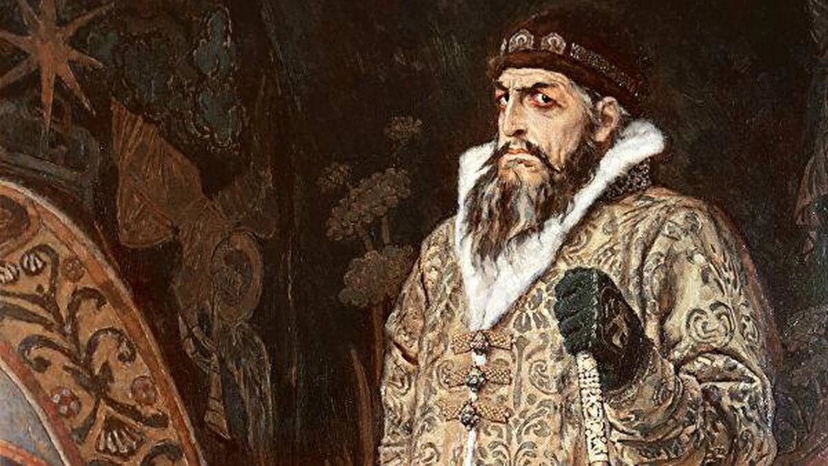 «Царь Иван Васильевич Грозный» В. Васнецов, 1897 (фрагмент)