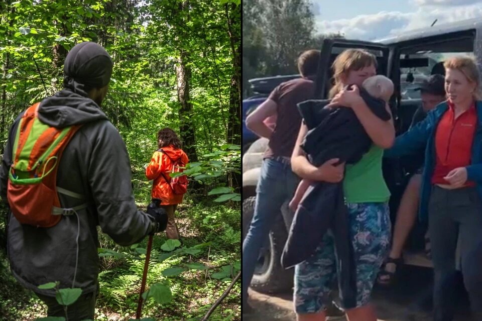 "Комсомолка" рассказывает, как годовалая девочка смогла выжить в лесу под Смоленском на протяжении четырех дней. Фото: vk.com/pso_salvare 