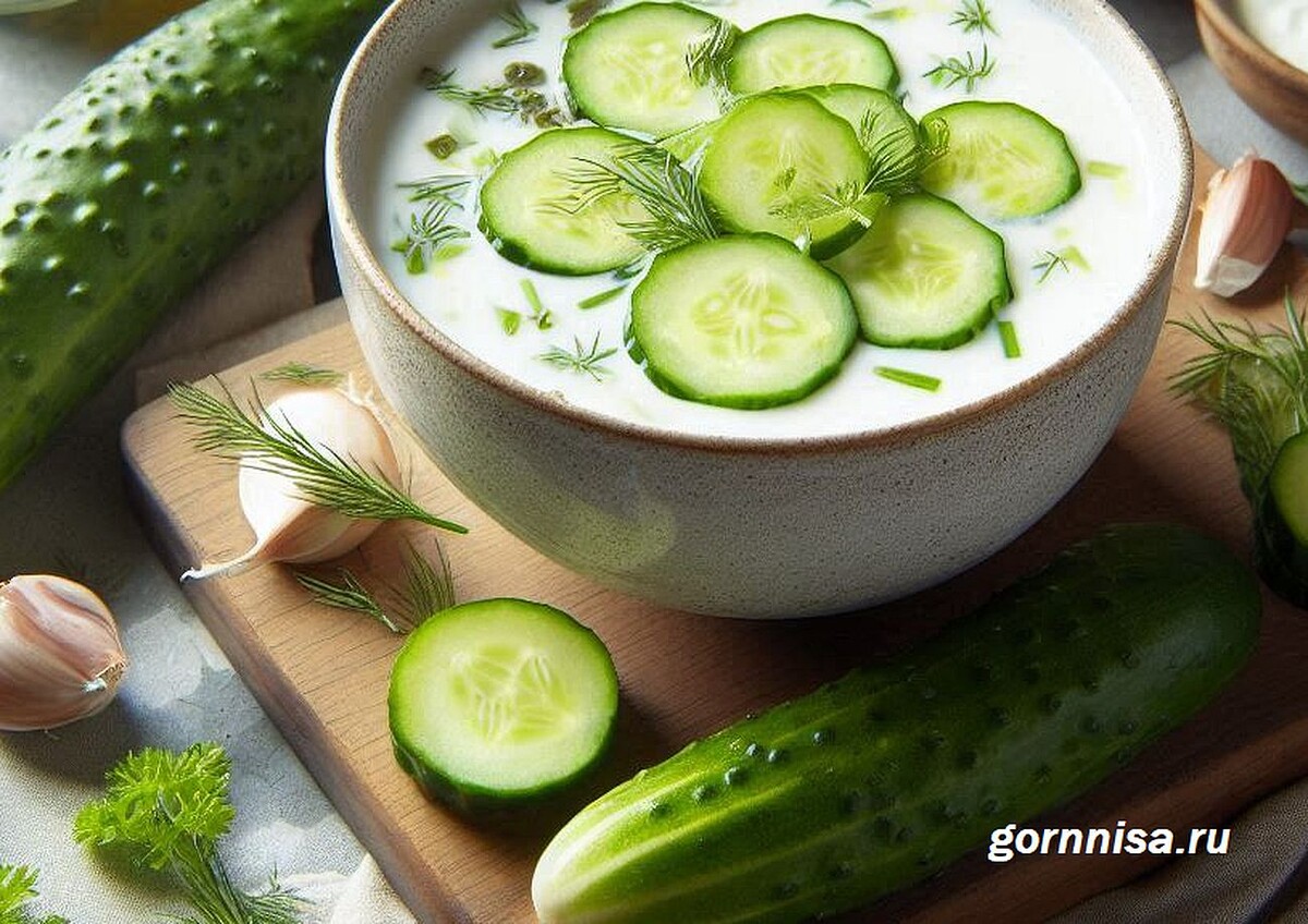    Суп на кефире с огурцом Pavlov A
