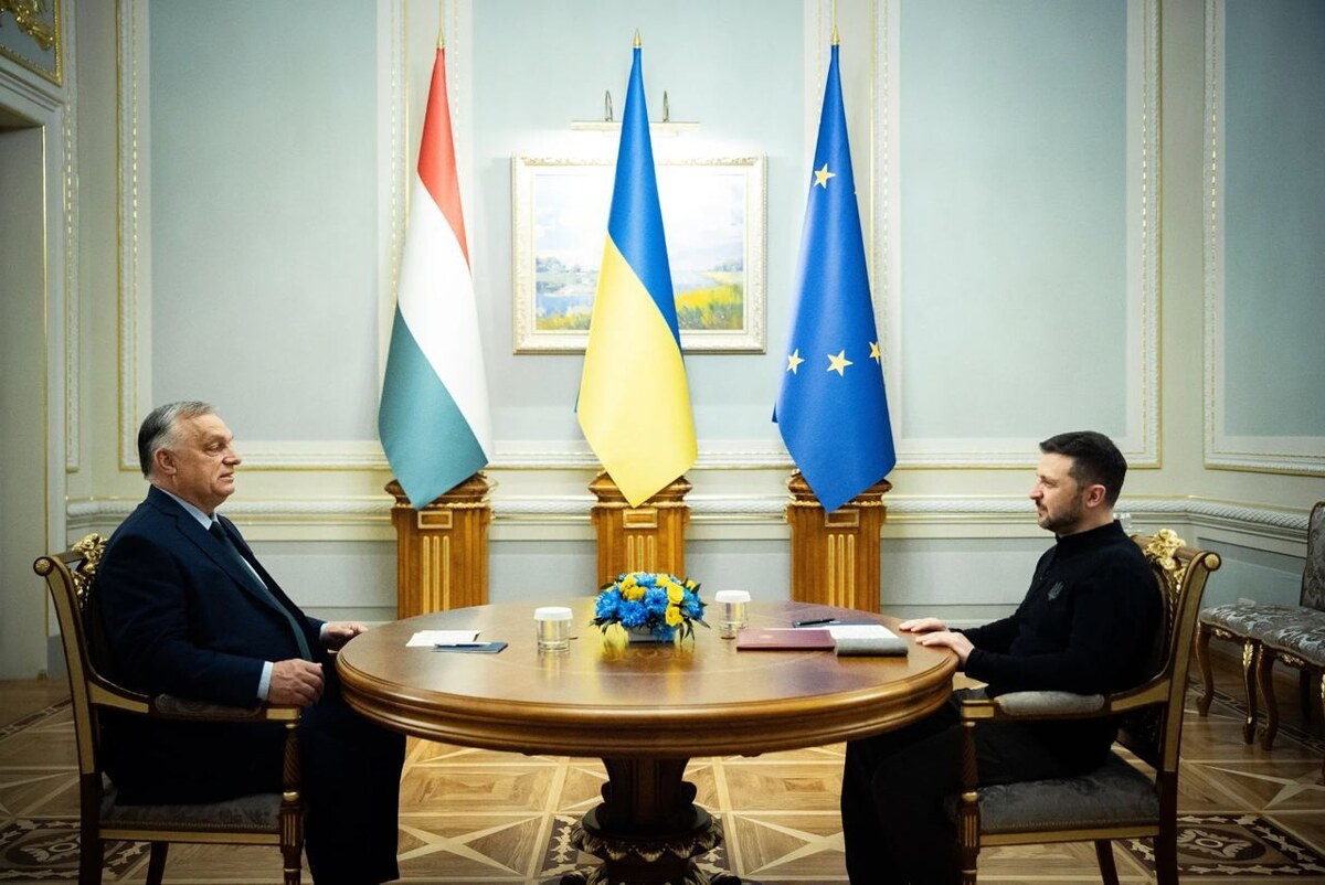 Еще фото встречи Зеленского и Орбана в Киеве от Fischer Zoltán