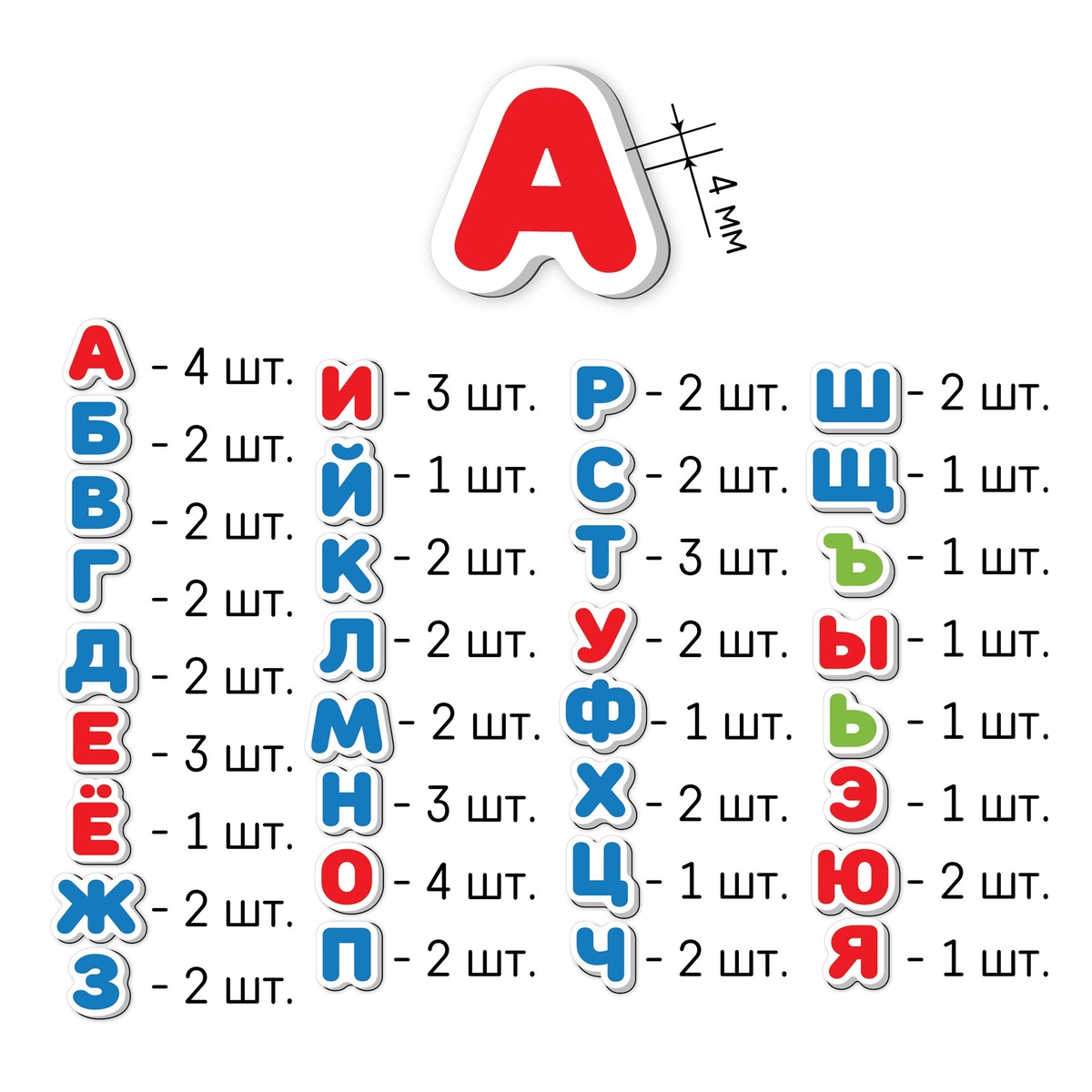 Магнитная игра "Азбука" , El’BascoKids 