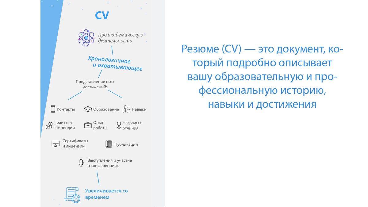 резюме CV