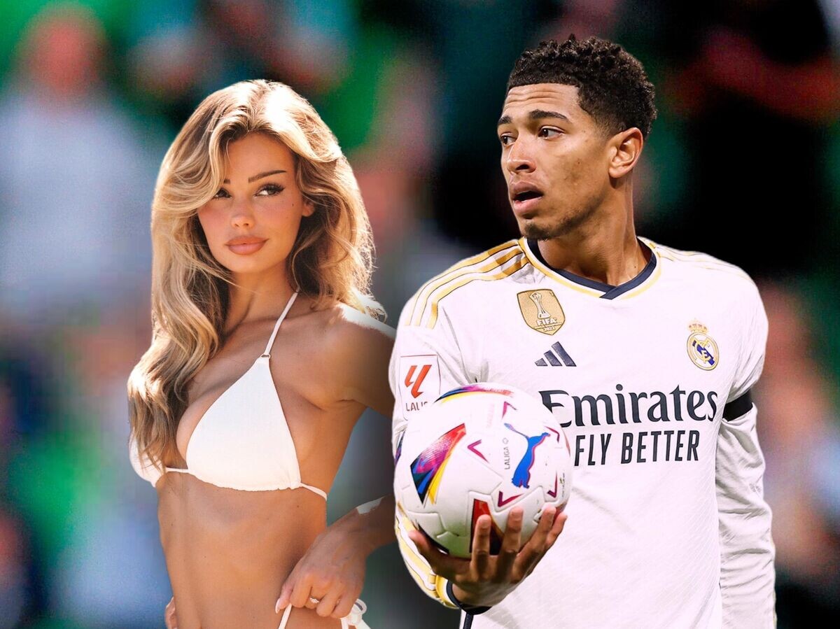    Лаура Селия Валк и Джуд Беллингем© Иллюстрация РИА Новости . Социальные сети Валк и Беллингема