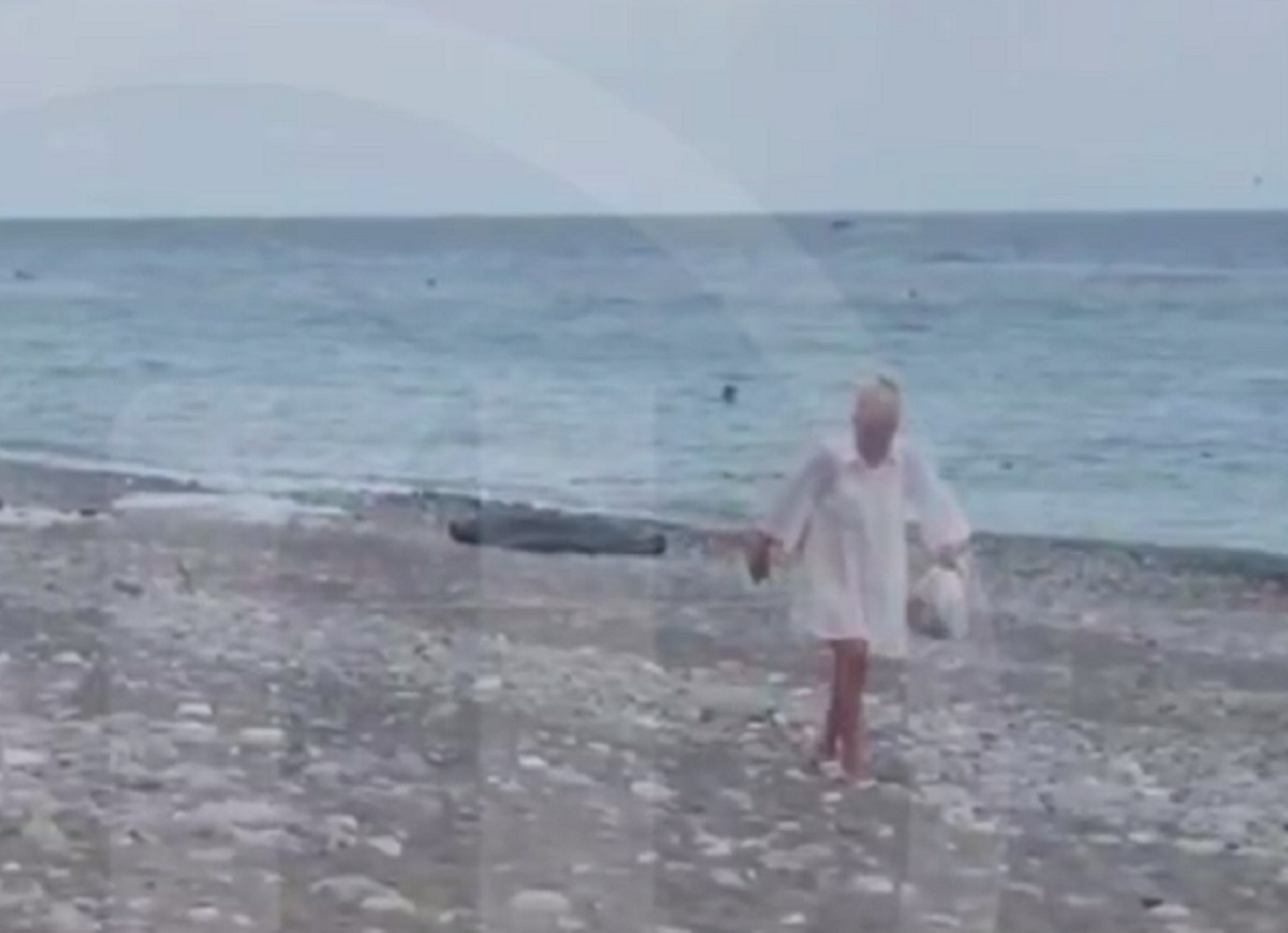 Скрин с видео "ЧП Сочи" 