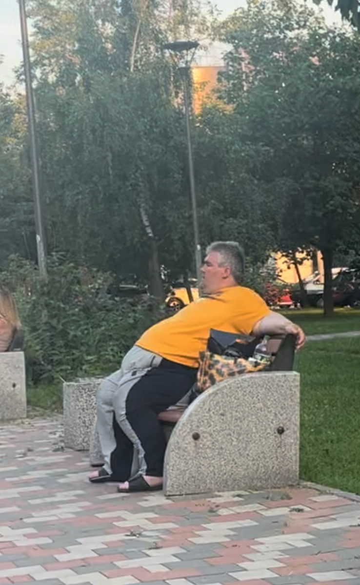 Фото сделано мной с разрешения этого милого толстячка 