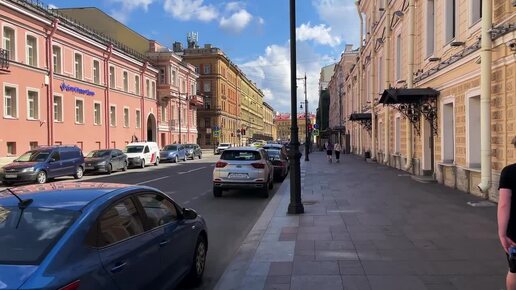 Прогулка по Санкт-Петербургу. Съемки фильма