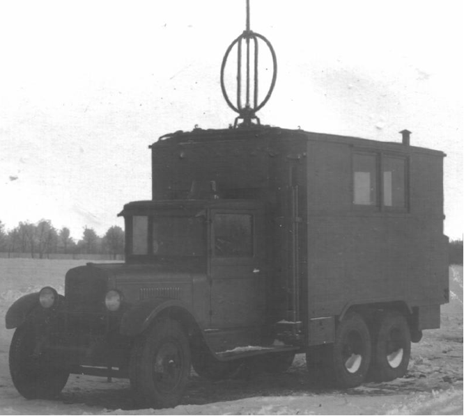 Передвижной пеленгационный пункт.