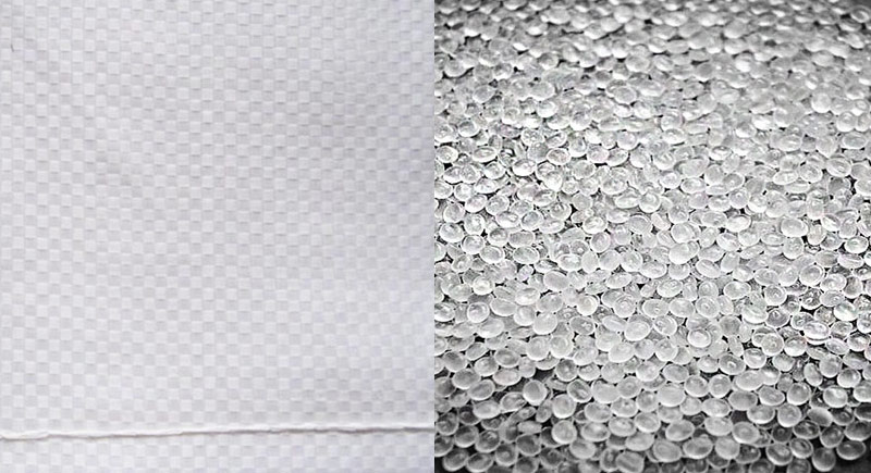 белая полипропиленовая ткань из первичных гранул