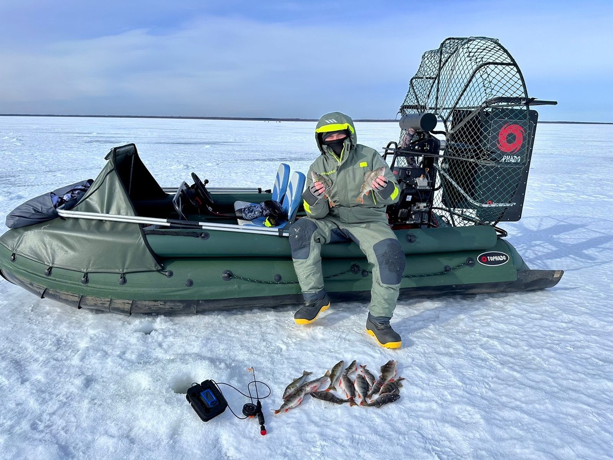 Зимняя рыбалка с аэролодкой ТОРНАДОАЭРО выходит на новый уровень! 