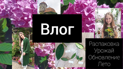 Влог/распаковка 📦💌//основная🧶🧥//урожай 🍅//🌞🌴🏄🎇