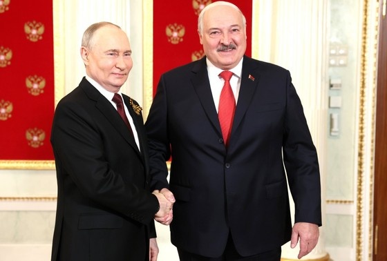    Владимир Путин и Александр Лукашенко