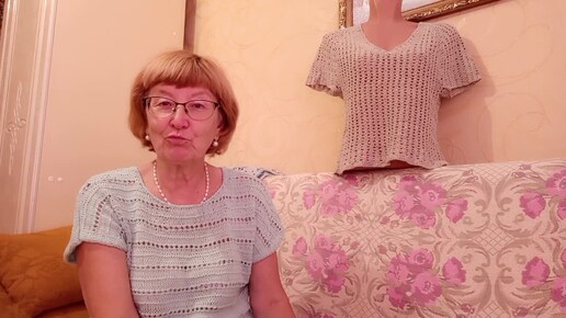 🧶Футболка крючком из летней пряжи.Итоги вязального месяца, что связано, что не связано, что буду вязать