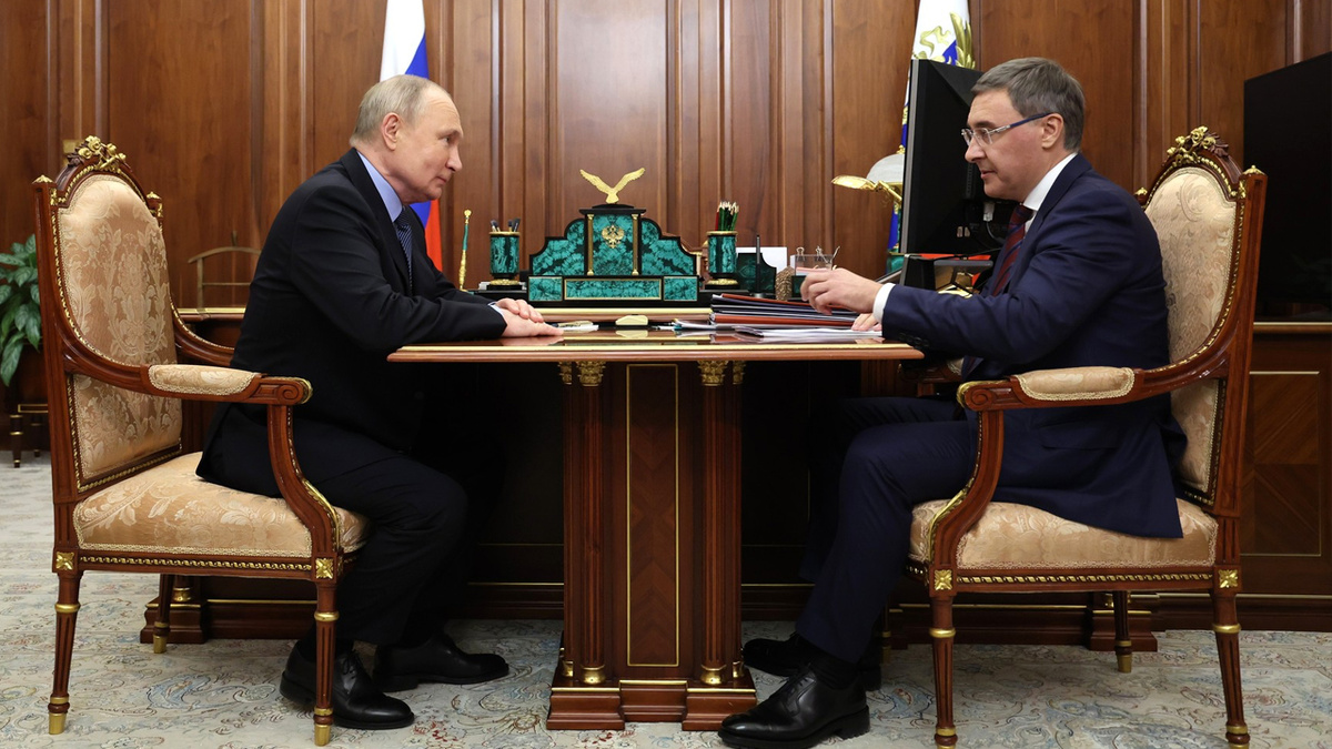 Встреча президента с министром науки и высшего образования Валерием Фальковым