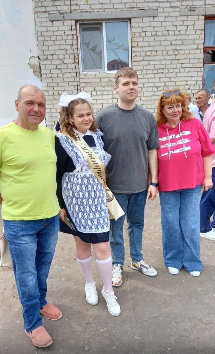 Сергей Павлов со своей семьёй